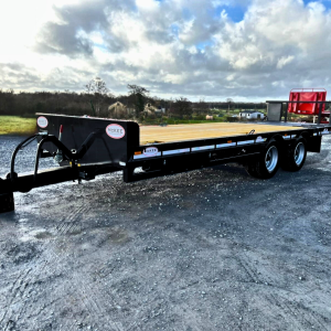 21 Ton Hydraulic Beaver Tail Bale Trailer